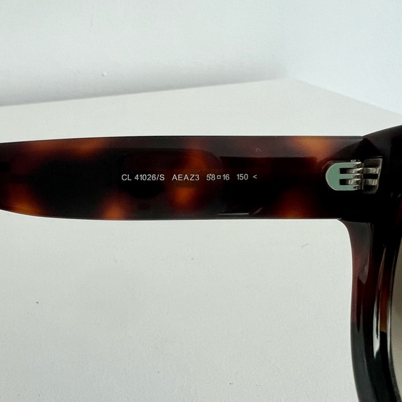 Celine oversized tortoise acetate sunglasses. - Picture 10 of 10